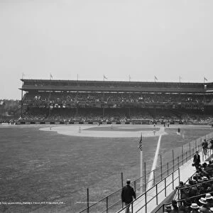 The Bleachers, Forbes Field, Pittsburgh, Pennsylvania, c. 1900-15 (b / w photo)