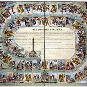Board games: board of the "Game of the Great Man"