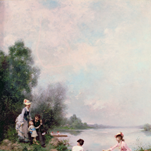 Boating on the River, 19th century