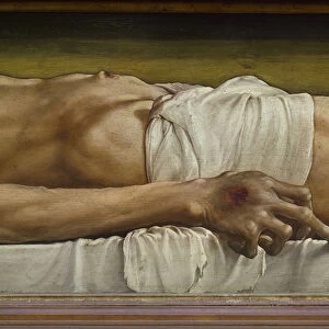 The Body of the Dead Christ, detail of the hand, 1521 (tempera on limewood)