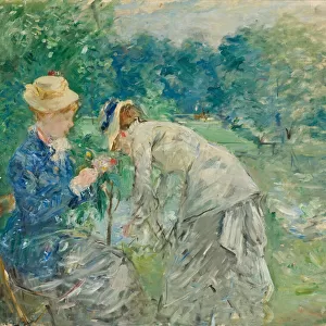 In the Bois de Boulogne, c. 1875-9 (oil on canvas)