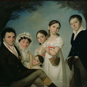 The Boratynsky Family, 1816 (oil on canvas)