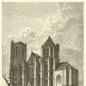 Bourges Cathedral (engraving)