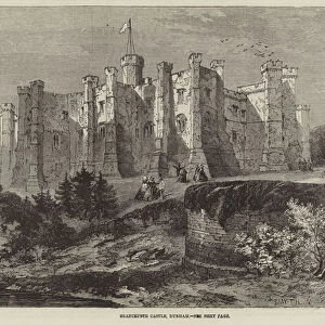 Brancepeth Castle, Durham (engraving)