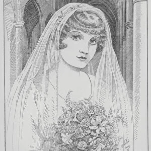 A bridal Coiffure (litho)