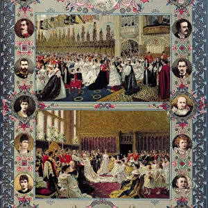 British Royal Wedding Memorabilia, 1897 (colour litho)