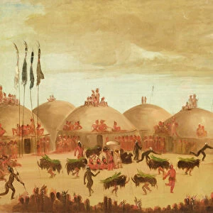 The Bull Dance (oil on canvas)