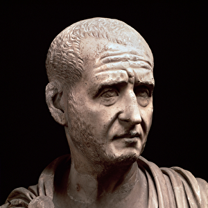 Bust of Emperor Decius (Marble sculpture, 3rd century)