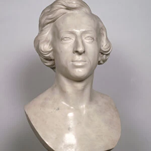 Bust of Frederic Chopin (1810-49), 1849 (marble)