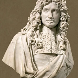 Bust of Jean Baptiste Colbert (1619-1683) (marble)