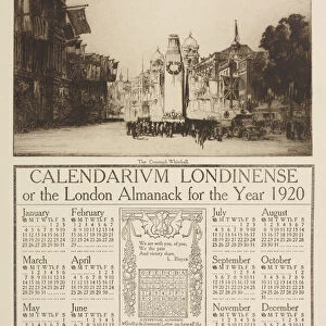 Calendarium Londinense, or the London Almanack for 1920