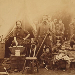 Camp of 31st Pennsylvania Infantry near Washington, D. C. 1862 (albumen print)