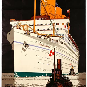 Canadian Pacific to Canada & USA, 1933 (lithograph in colours)