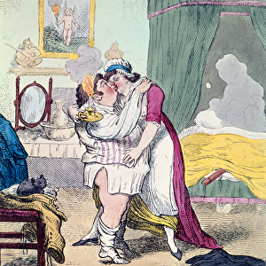 Caricature satirising the relationship of Charles James Fox and Elizabeth Armistead