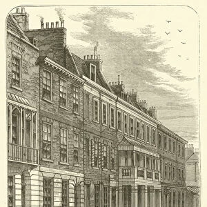 Carlyles House, Great Cheyne Row (engraving)