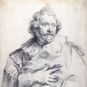Carolus de Mallery, c. 1632-35 (black chalk on white paper)
