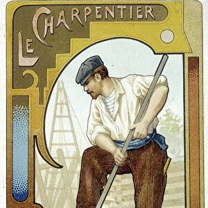 The carpenter - Chromo. 1900