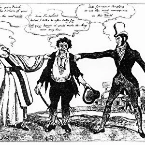 Cartoon of the Campaign for the County Clare By-Election, 1828 (engraving)