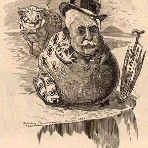 Cartoon of Ferdinand de Lesseps