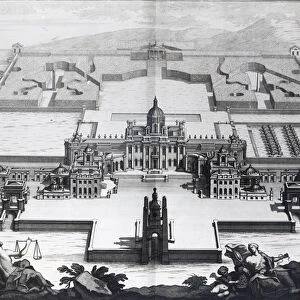 Castle Howard, from Vitruvius Britannicus by Colen Campbell, engraved by