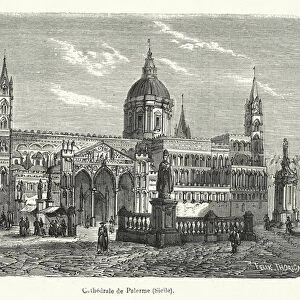 Cathedrale de Palerme (Sicile) (engraving)