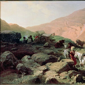 The Caucasus, 1872 (oil on canvas)
