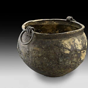 Cauldron, from Shipton on Cherwell, Oxfordshire, 7th century BC (sheet bronze)