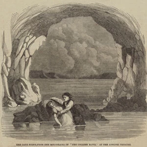 The Cave Scene from the Melodrama of "The Colleen Bawn, "at the Adelphi Theatre (engraving)
