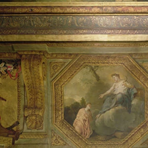 Ceiling of the Hotel La Riviere (detail of Psyche begging Ceres), 1653 (oil on canvas)