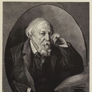 Celebrities of the Day, Mr Robert Browning (engraving)