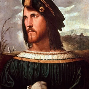 Cesare Borgia (1475-1507) Duke of Valencia (oil on canvas)