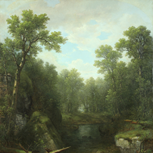 Chapel Pond Brook, Keene Flats, Adirondack Mountains, New York, 1871 (oil on canvas)