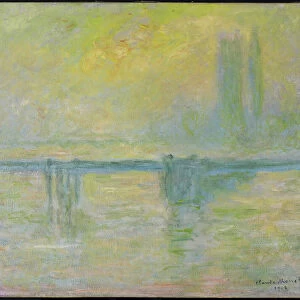 Charing Cross Bridge: Fog, 1902 (oil on canvas)