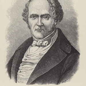 Charles Fourier, French political philosopher (litho)