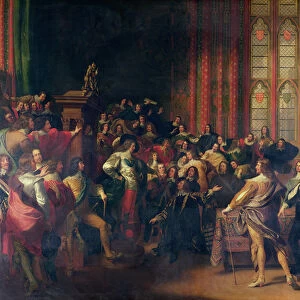 Charles I (1600-49) Demanding the Five Members in the House of Commons in 1642