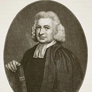 Charles Wesley, illustration from The Church of England