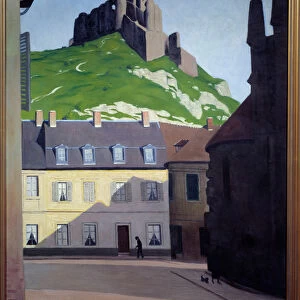 Chateau Gaillard aux Andelys. Painting by Felix Vallotton (1865 - 1925), 1924