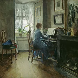 Chez moi, 1887 (oil on canvas)