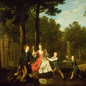 The children of the 4th Duke of Devonshire (oil on canvas)