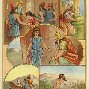 The Children of the Bible: The Little Hebrew Maid (chromolitho)