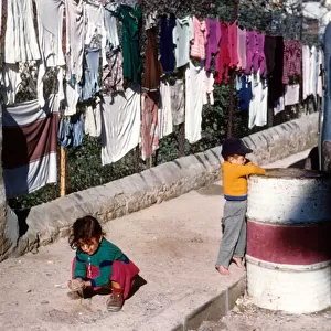 Children Playing in Street, Algeria, c. 1960 (photo)