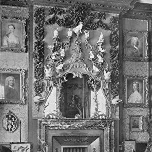 The Chimney-Piece in the Square Drawing-Room (b / w photo)