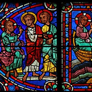 Christ - calls James and John (w0) (stained glass)