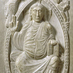 Christ in Majesty, from the ambulatory (marble)