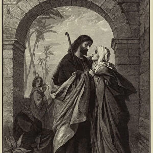 Christ taking Leave of his Mother (engraving)