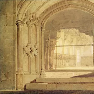 Christchurch Hall, Oxford, c. 1800 (w / c on paper)