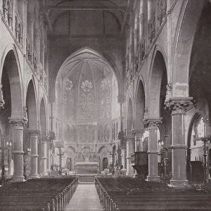 Church of Our Lady of Victories, Kensington (b / w photo)