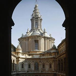 Church of st Ivo alla Sapienza, 1642-1660