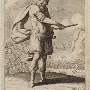 Cimon, Athenian statesman and general (engraving)
