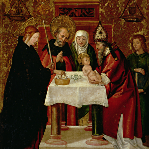 The Circumcision and The Presentation in the Temple, c. 1535 (oil on panel)